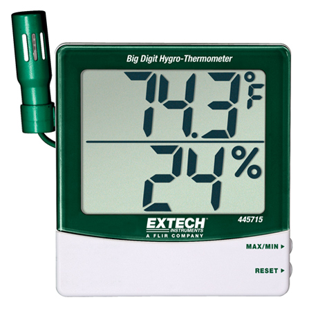 มิเตอร์วัดอุณหภูมิ และ ความชื้น Thermometer And Humidity Meter รุ่น 445715 มิเตอร์วัดอุณหภูมิ และ ความชื้น Thermometer And Humidity Meter รุ่น 445715